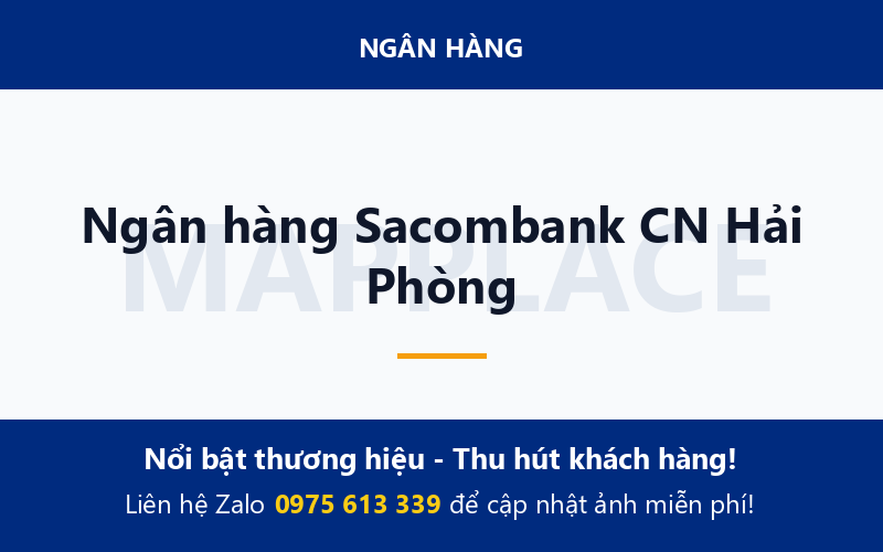Ngân hàng Sacombank CN Hải Phòng
