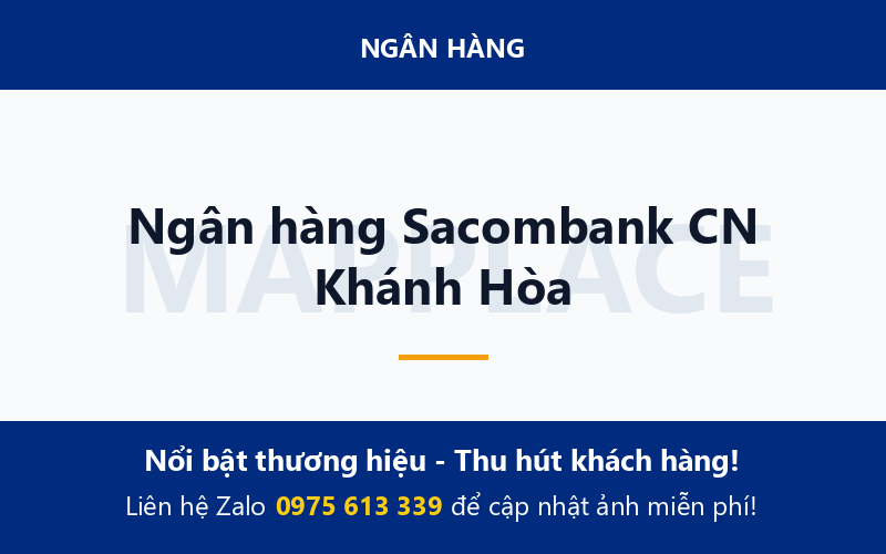 Ngân hàng Sacombank CN Khánh Hòa