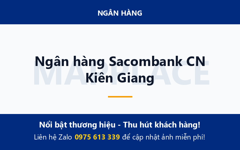 Ngân hàng Sacombank CN Kiên Giang