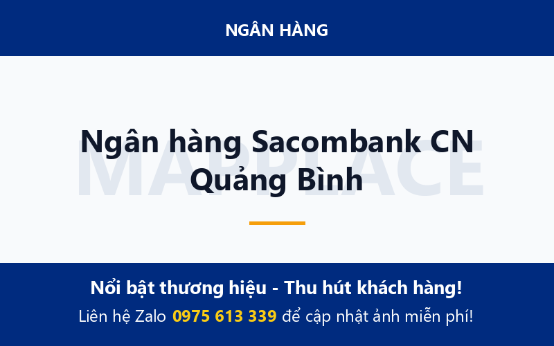 Ngân hàng Sacombank CN Quảng Bình