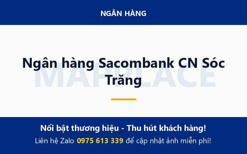 Ngân hàng Sacombank CN Sóc Trăng
