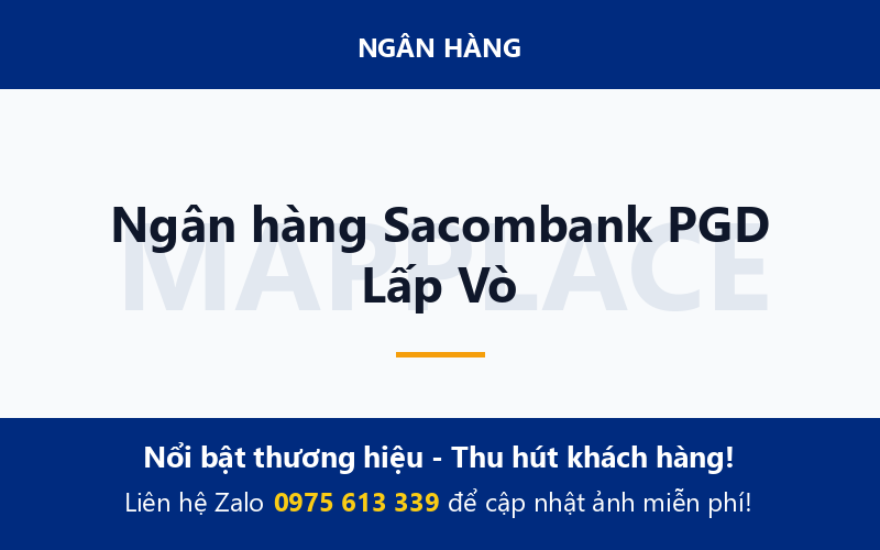 Ngân hàng Sacombank PGD Lấp Vò