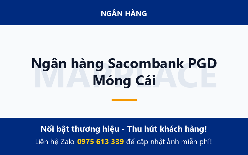 Ngân hàng Sacombank PGD Móng Cái