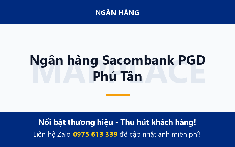 Ngân hàng Sacombank PGD Phú Tân
