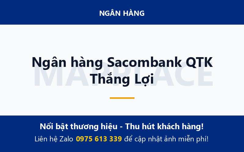 Ngân hàng Sacombank QTK Thắng Lợi