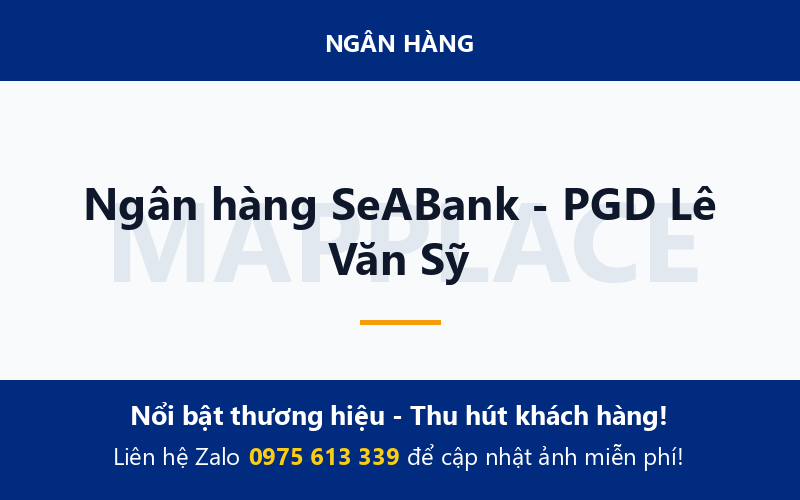 Ngân hàng SeABank - PGD Lê Văn Sỹ