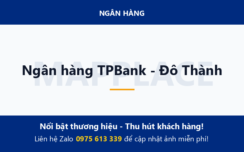 Ngân hàng TPBank - Đô Thành