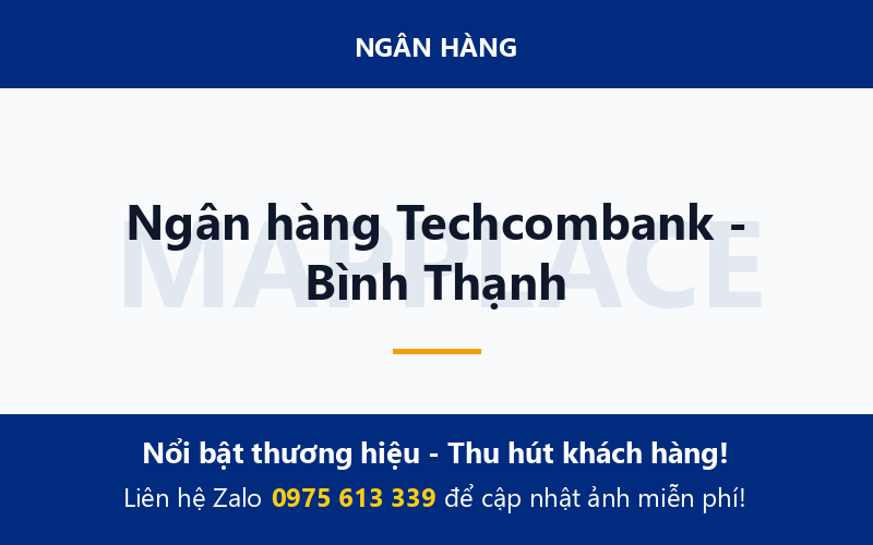 Ngân hàng Techcombank - Bình Thạnh