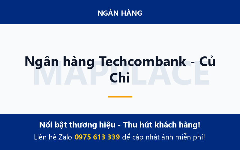 Ngân hàng Techcombank - Củ Chi