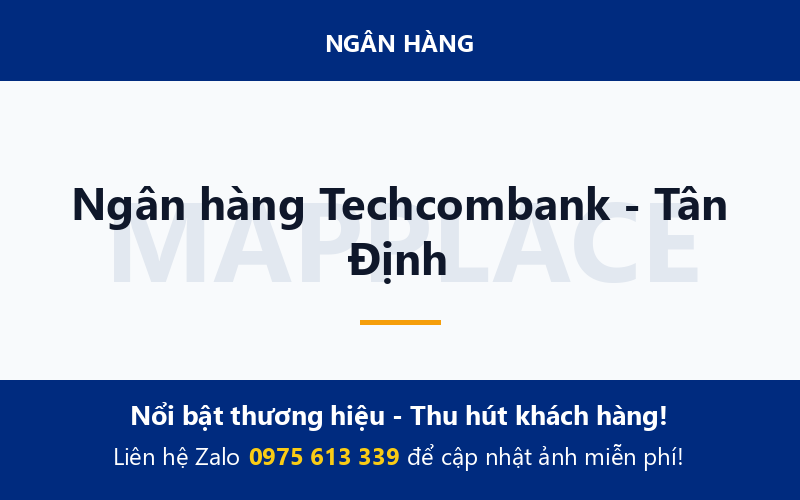 Ngân hàng Techcombank - Tân Định
