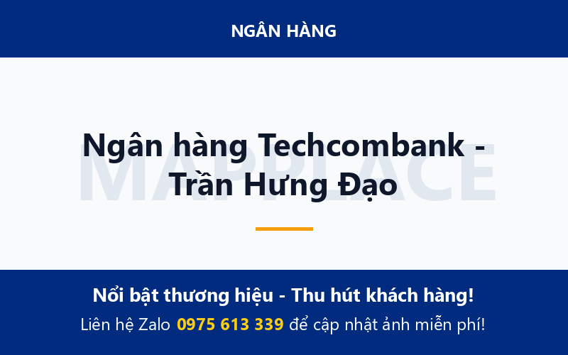 Ngân hàng Techcombank - Trần Hưng Đạo