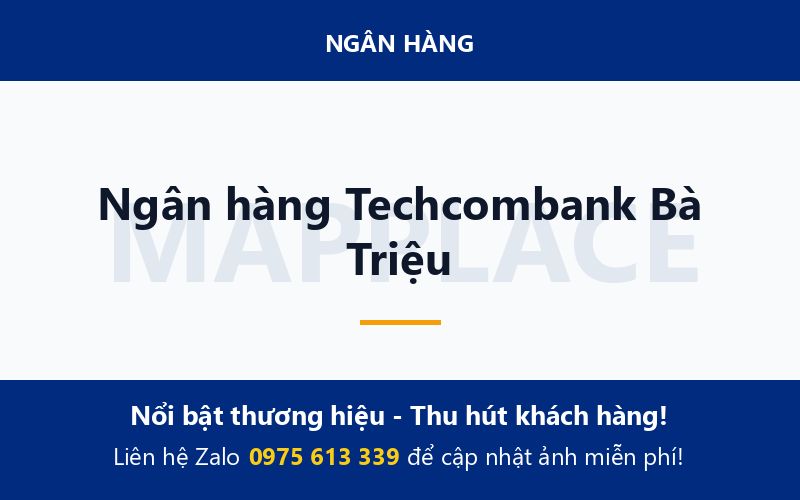 Ngân hàng Techcombank Bà Triệu