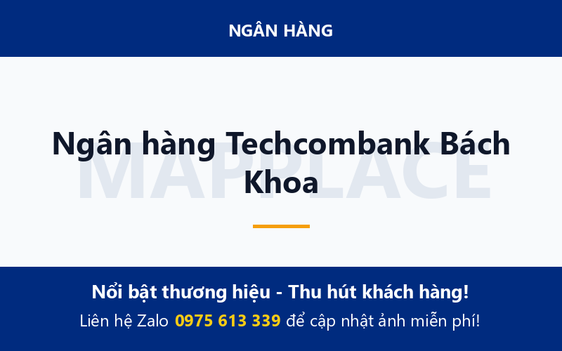 Ngân hàng Techcombank Bách Khoa