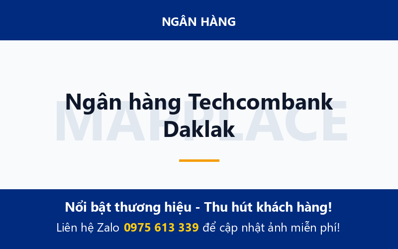 Ngân hàng Techcombank Daklak