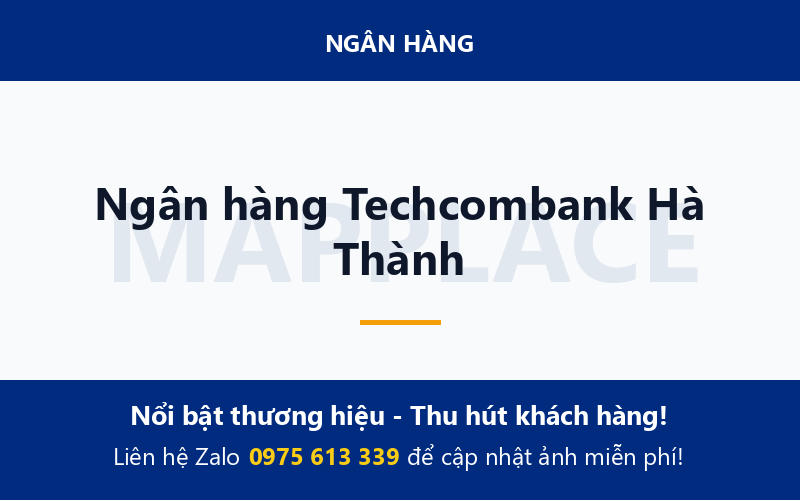 Ngân hàng Techcombank Hà Thành