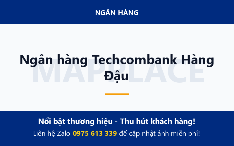 Ngân hàng Techcombank Hàng Đậu