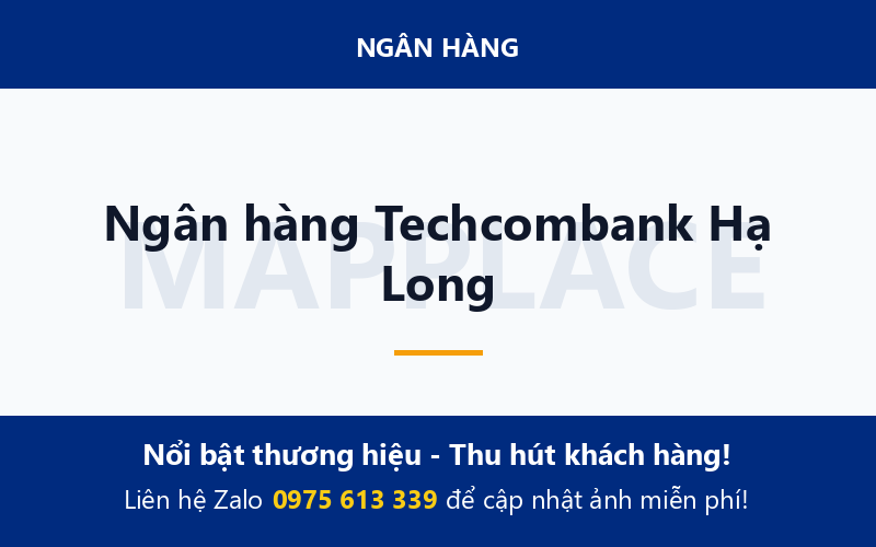 Ngân hàng Techcombank Hạ Long