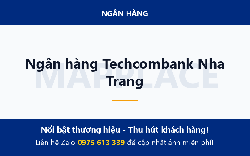 Ngân hàng Techcombank Nha Trang