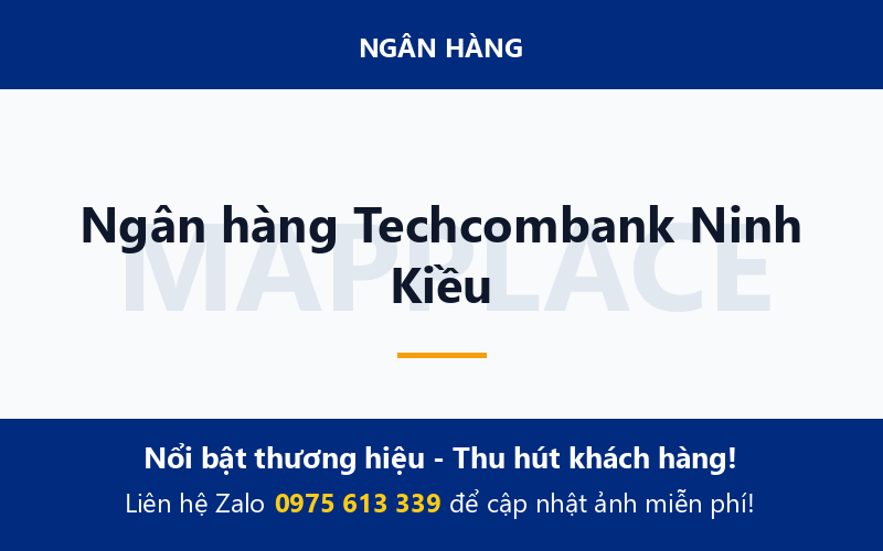 Ngân hàng Techcombank Ninh Kiều