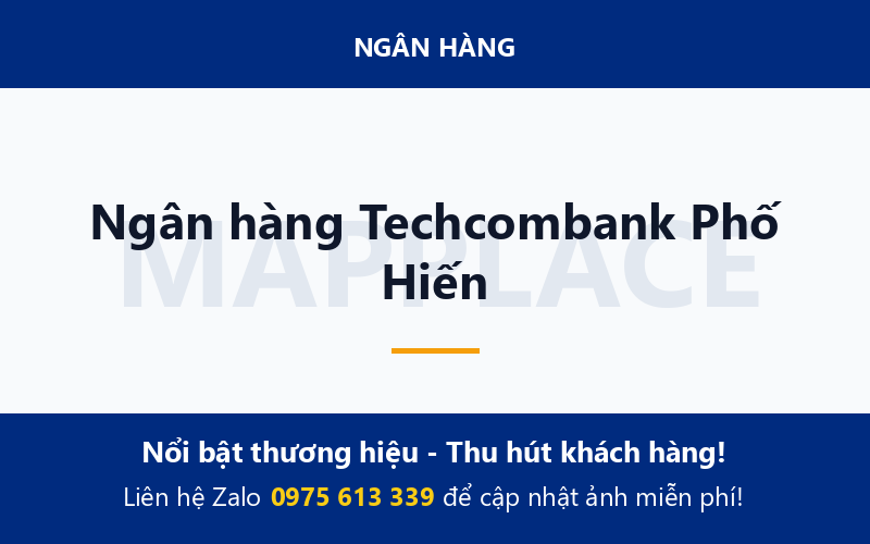 Ngân hàng Techcombank Phố Hiến