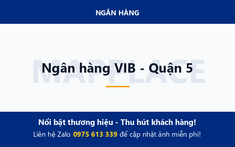 Ngân hàng VIB - Quận 5