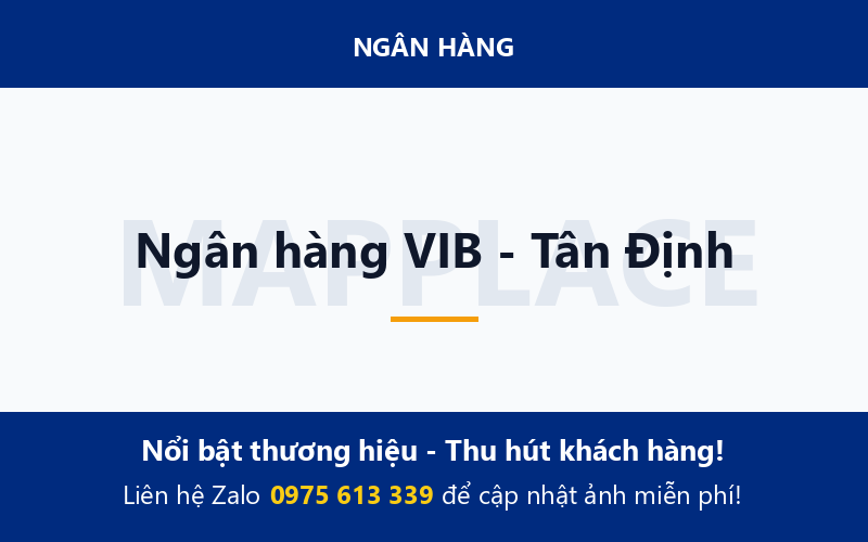 Ngân hàng VIB - Tân Định