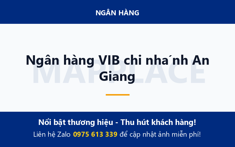 Ngân hàng VIB chi nhánh An Giang