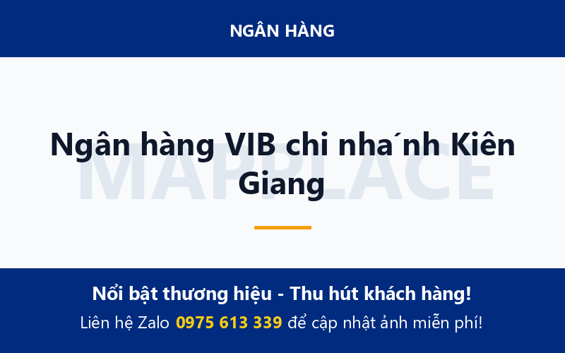 Ngân hàng VIB chi nhánh Kiên Giang