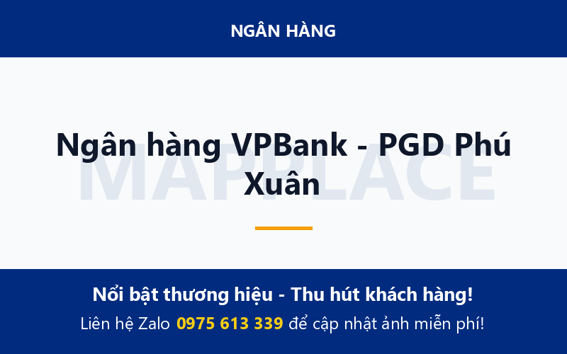Ngân hàng VPBank - PGD Phú Xuân