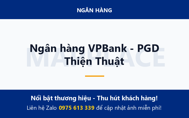 Ngân hàng VPBank - PGD Thiện Thuật