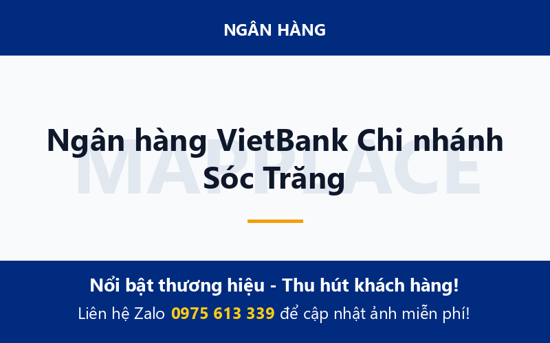 Ngân hàng VietBank Chi nhánh Sóc Trăng