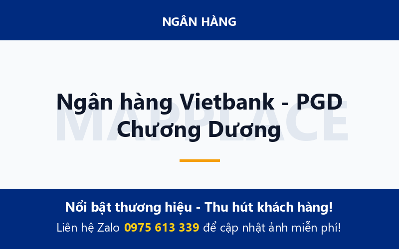 Ngân hàng Vietbank - PGD Chương Dương
