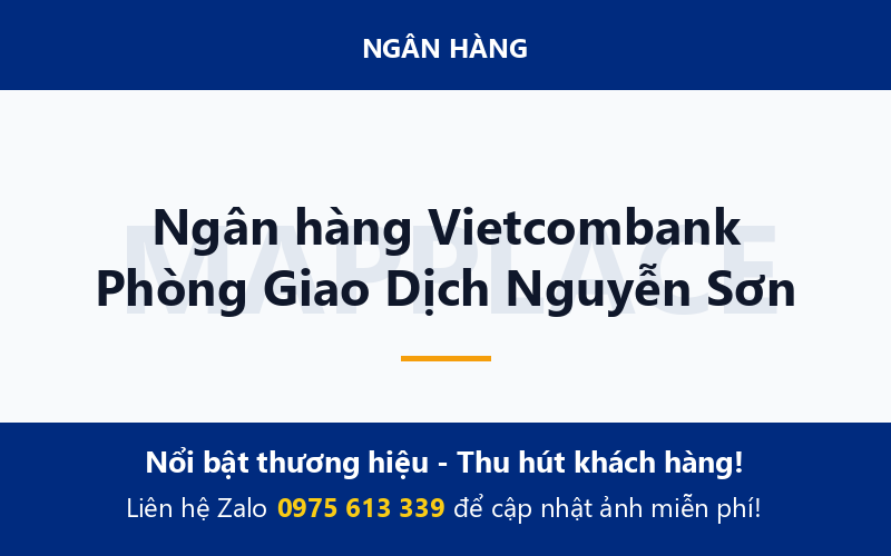 Ngân hàng Vietcombank Phòng Giao Dịch Nguyễn Sơn