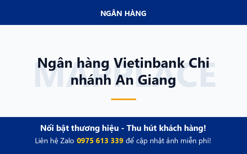 Ngân hàng Vietinbank Chi nhánh An Giang