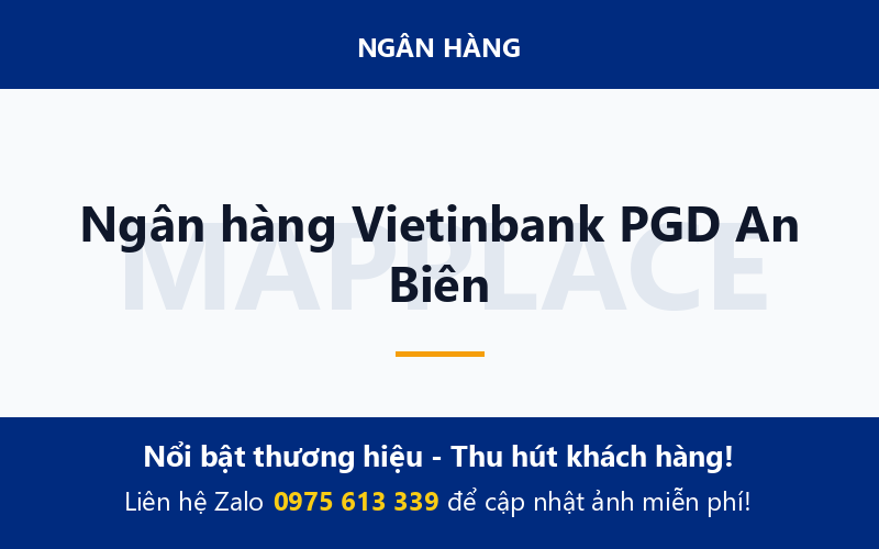 Ngân hàng Vietinbank PGD An Biên