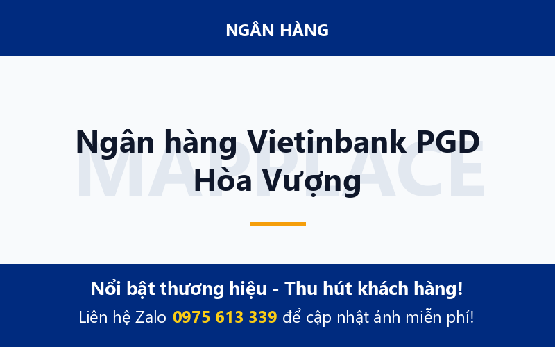 Ngân hàng Vietinbank PGD Hòa Vượng