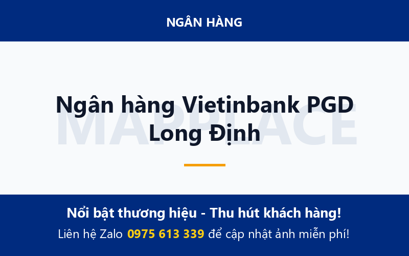 Ngân hàng Vietinbank PGD Long Định