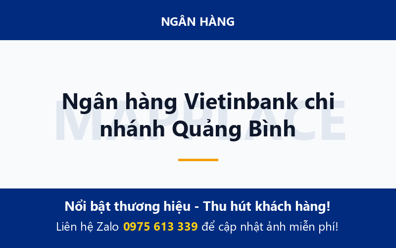 Ngân hàng Vietinbank chi nhánh Quảng Bình