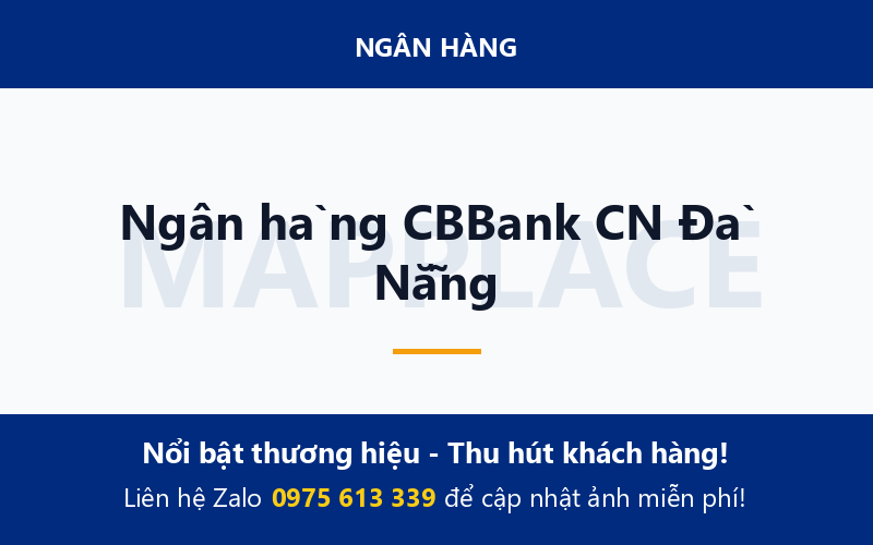 Ngân hàng CBBank CN Đà Nẵng