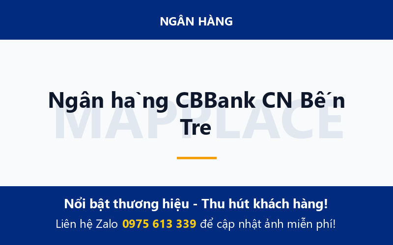 Ngân hàng CBBank CN Bến Tre