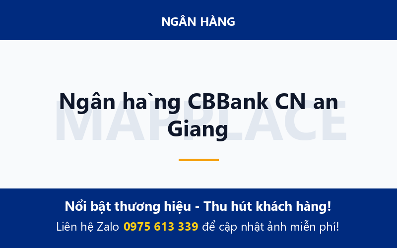 Ngân hàng CBBank CN an Giang