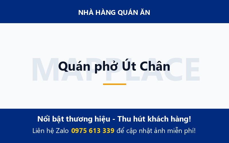 Quán phở Út Chân