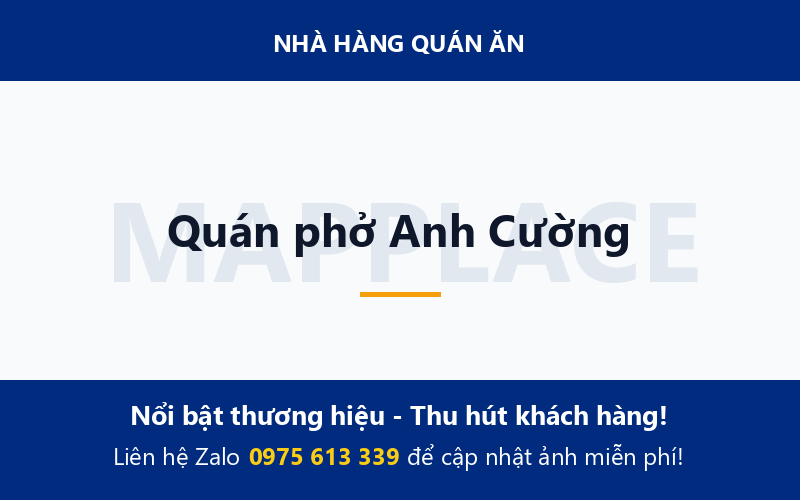 Quán phở Anh Cường