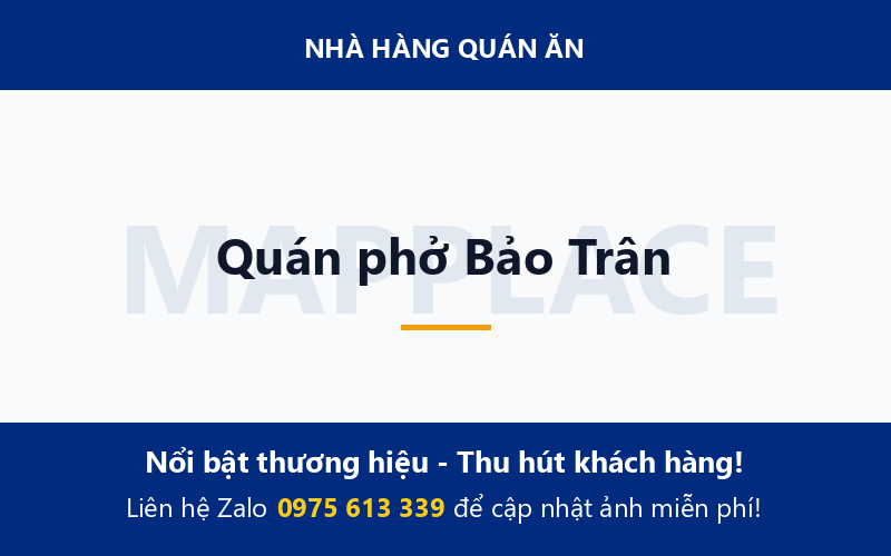 Quán phở Bảo Trân