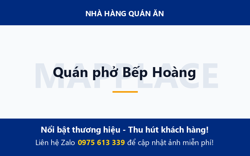 Quán phở Bếp Hoàng
