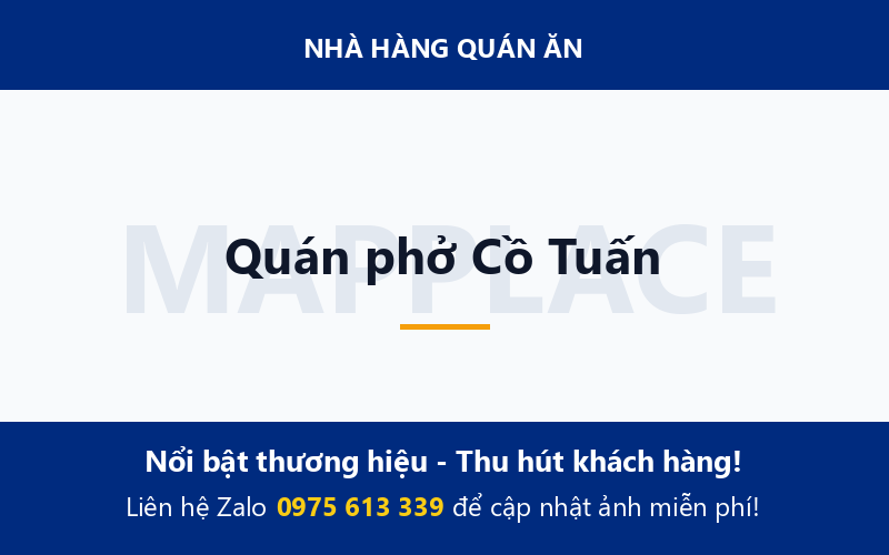 Quán phở Cồ Tuấn