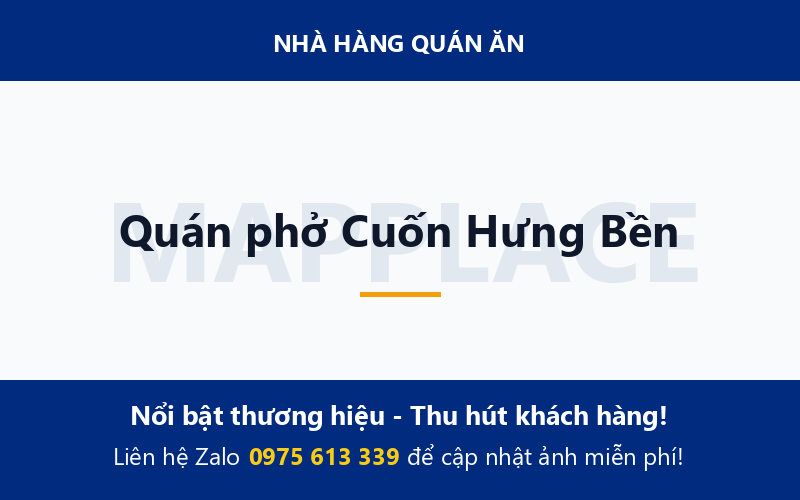 Quán phở Cuốn Hưng Bền