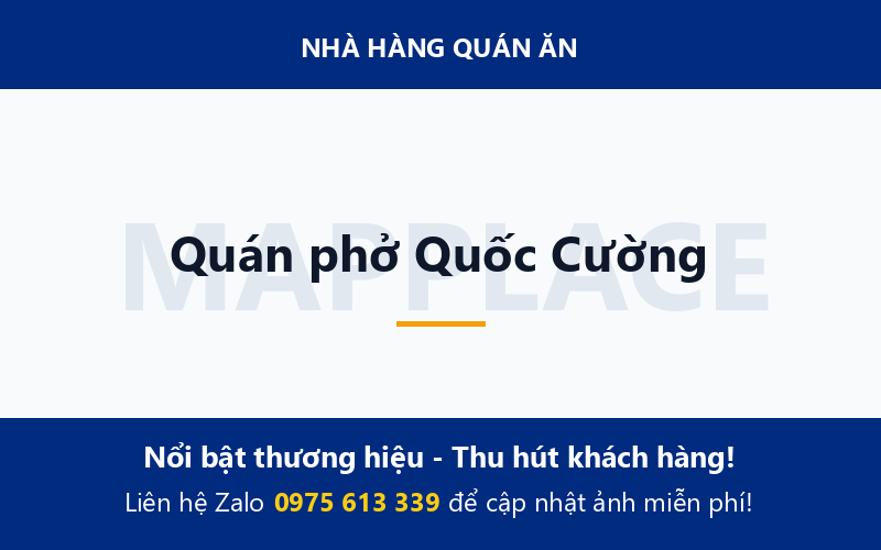 Quán phở Quốc Cường