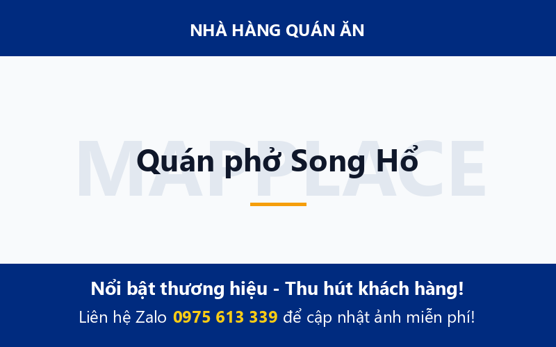 Quán phở Song Hổ