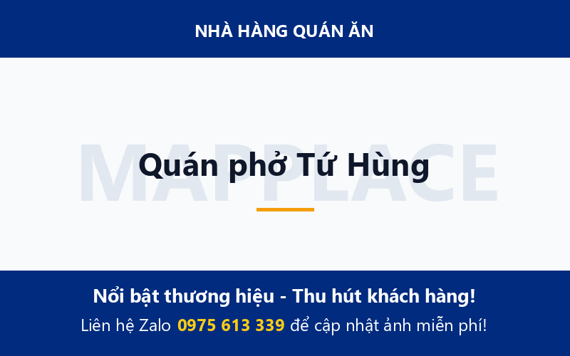 Quán phở Tứ Hùng